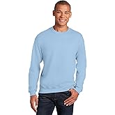 Gildan Adult Fleece Crewneck Sweatshirt, Style G18000 Light Blue