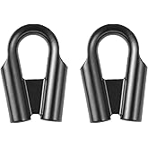 CCTVMTST 1/2" Stainless Steel Thimble with Gusset 2 Pieces, Suitable for 3/8-1/2 inch Wire or Winch Rope
