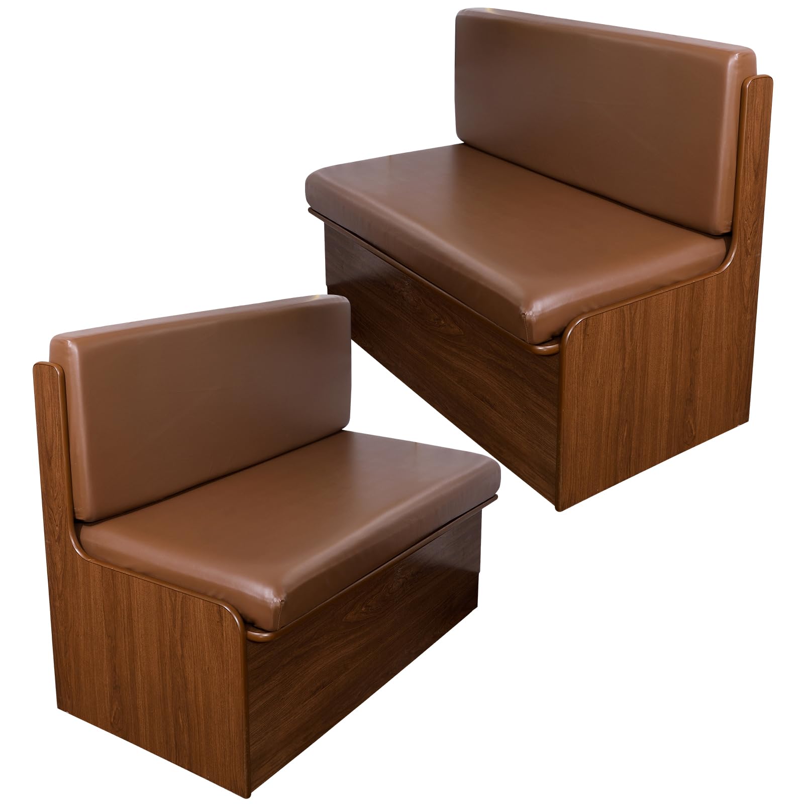 Photo 1 of **missing base**
CRFATOP PU RV Dinette Cushion Covers Set of 2 Waterproof Camper Seat Slipcover Stretch Sofa Loveseat Chair Cover Futon Protector for RV Camper Car Bench 2 Backrest Cover & 2 Bench Cover,Caramel