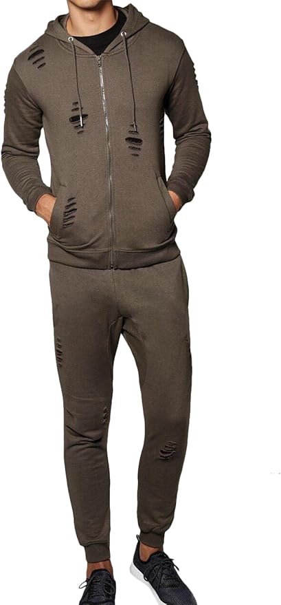 ripped tracksuit bottoms