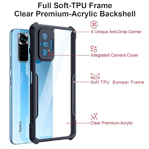 XUNDD Case for Xiaomi Redmi Note 10 Pro/Note 10 Pro Max with