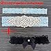 Blue Garter Belts and Garters - Bride's Thigh Garter Wedding Set