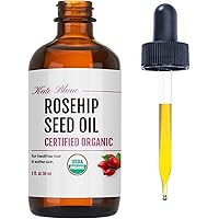 Rosehip Oil for Face & Skin - Kate Blanc Cosmetics. USDA Organic Rosehip Seed Oil for Gua Sha Massage & Essential Face Oil. 1