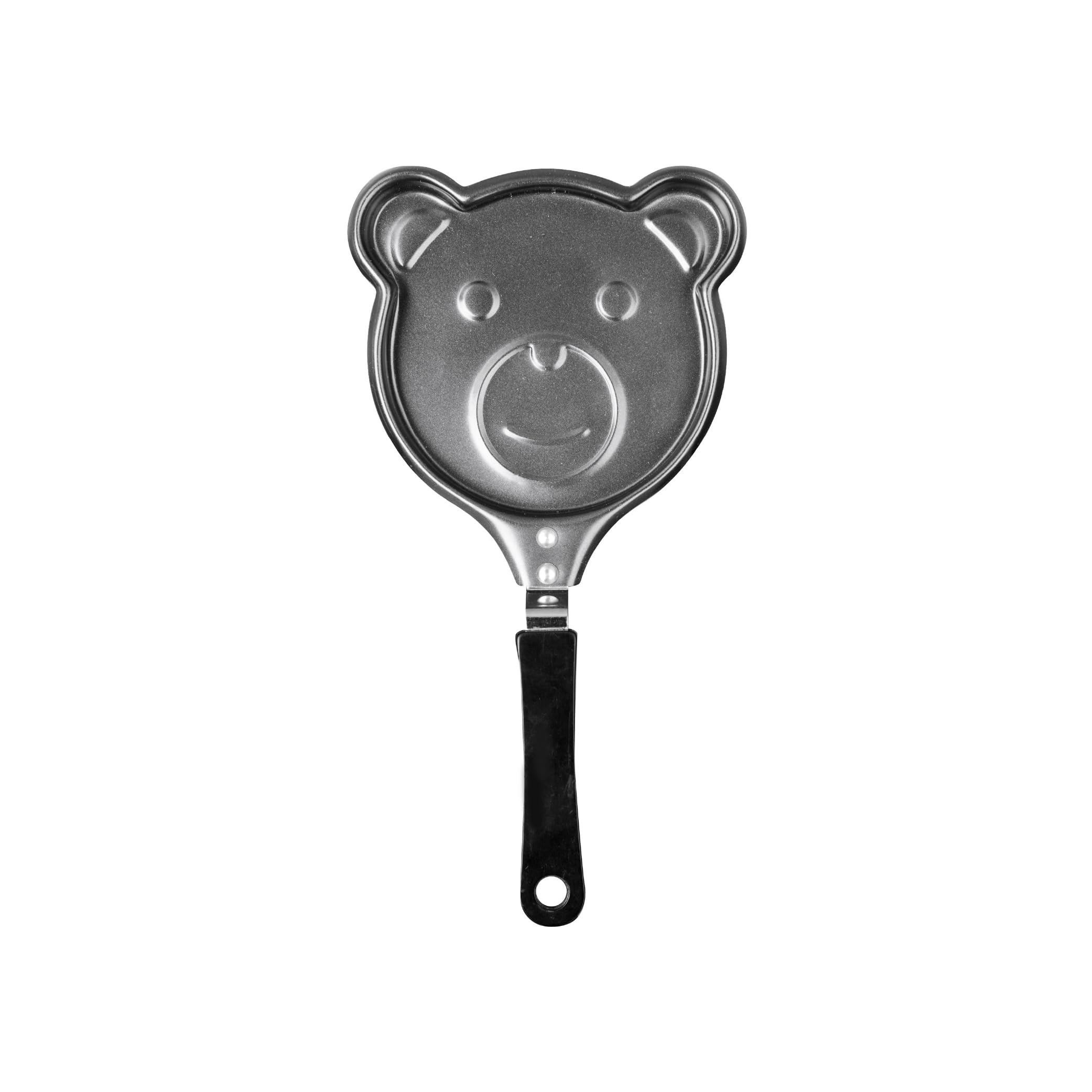 IBILI Moka Bear-Shaped Mini Pan, Steel, Non-Stick, Suitable for Induction Hobs