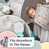 PUTSKA Potty Training Reward Chart with 35 Stickers Zoo Animal Theme view 4