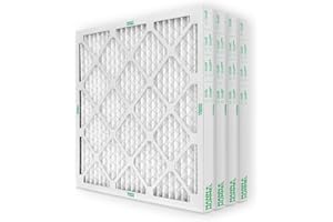 Mann+Hummel 16x20x2 MERV 11 Pleated HVAC AC Furnace Air Filters. Quantity 4. (Exact Size: 15.5 x 19.5 x 1.75 Inches)