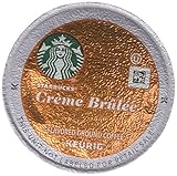 32 Count - Starbucks Creme Brulee Flavored Coffee K-Cups for Keurig K Cup Brewers and 2.0 Brewers