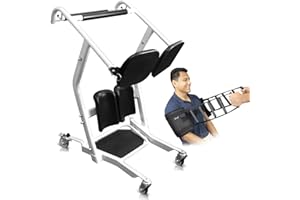 VIVE MOBILITY Vive Sit to Stand Lift & Transfer Sling - Elderly Stand Assist Transport Unit Wheelchair Device for Home Care Use, Disability Aid Product for Adults (Sit to Stand Lift + Transfer Sling)