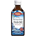 Carlson - The Very Finest Fish Oil, 1600 mg Omega-3s, Liquid Fish Oil Supplement, Norwegian Fish Oil, Wild-Caught, Sustainably Sourced Fish Oil Liquid, Mixed Berry, 200 mL (6.7 Fl Oz)