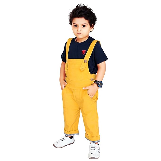 yellow polo jumpsuit
