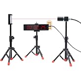 GAN XIN Indoor Wired Laser Timer for Training,LED Stopwatch Race Clock,Racing Timer,Skating Track and Field Running for Sprints Bike Motorcycle（8.5 x 2.1 inch）
