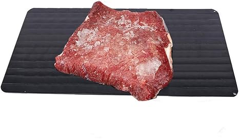 Amazon 解凍トレイ 冷凍食品用高速解凍トレイ 肉 ステーキ 鶏肉 魚用の解凍プレート 急速解凍トレイ 冷凍食品 キッチン用品 オンライン通販
