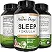 Natural Refreshing Sleep Formula - Supports Healthy Rest - Non Addictive Supplement - Magnesium L-Theanine GABA - Purest Herbal Ingredients