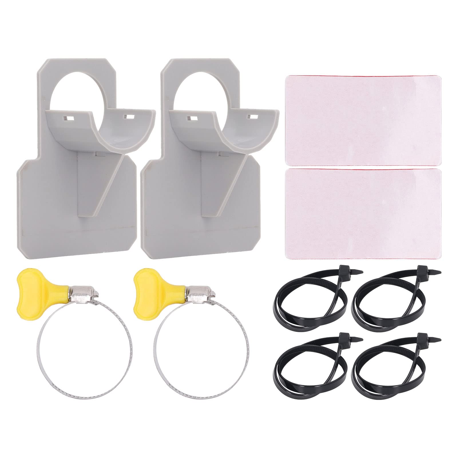 Swimming Pool Pipe Holders ABS Ground Swimming Pool Hose Support Brackets with Tape Cable Tie Pool Accessories for Pools, Tubs