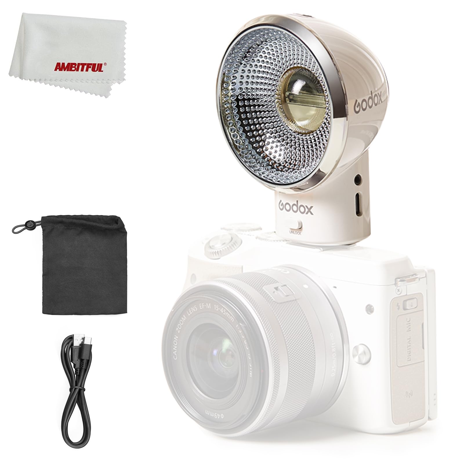 GODOX LUX ELF Retro Flash for Canon Sony Leica Fuji Panasonic Universal Hot Shoe Microsingle Digital Camera Portable Flash