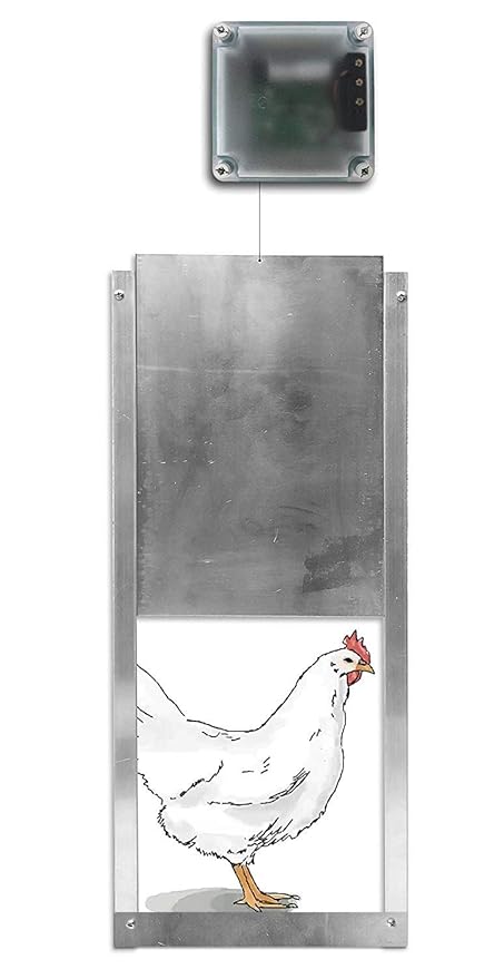Rentacoop Automatic Chicken Coop Door With Light Sensor And Timer Options Multi Functional Unit