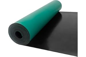 KWDW4X4 23.7" x 118" Rubber ESD Soldering Mat Roll ESD Anti-Static High Temperature Rubber Mat ESD Grounding Mat Desk Mat Anti Static Desktop Mat ESD Vinyl Mat for Circuit Phone PC Tablet Repair