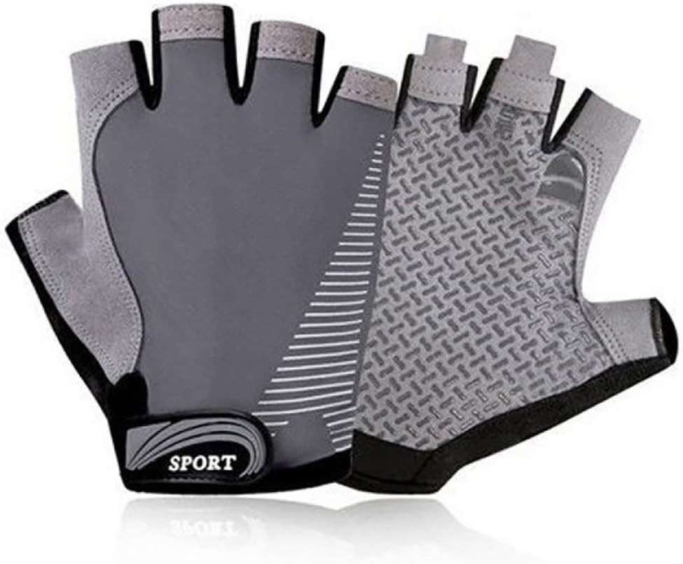 N\A Sun Protection Fingerless Fishing Gloves, Cooling Cycling Gloves