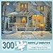 Bits and Pieces - 300 Large Piece Jigsaw Puzzle for Adults - It's a Wonderful Life I - 300 pc Snowman, Holiday, Christmas Jigsaw by Artist SAMM Timm