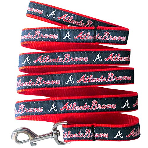 Pets First MLB Atlanta Braves Pet Leash, Large