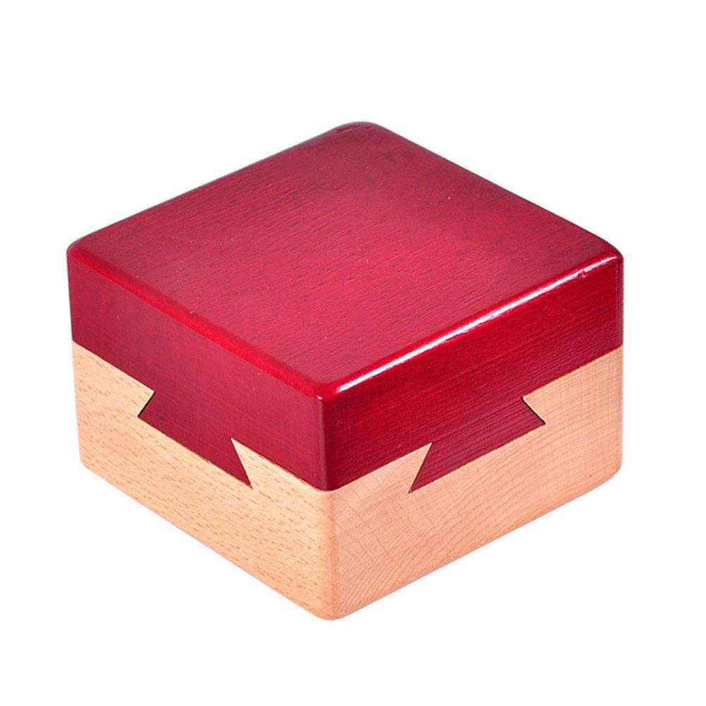 Amasawa Wooden Magic Puzzle,Puzzle Box,Wooden Secret Opening Puzzle Box Mysterious Box Gift Box for Kids and Adults Gift Surprise Brain Teaser