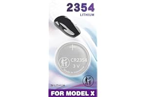 IYUKETROR CR2354 Remote Key fob Battery OEM (2011-2023) Original Replacement for Tesla Model X Battery Smart Keyless Entry Remote – fits Accessory Accessories Keychain