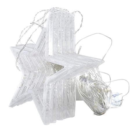 Hg8hgs Led Light Stars Christmas Hanging Curtain Lights String Net
