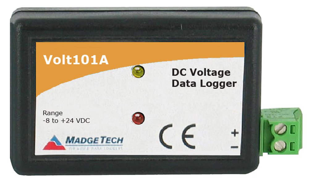 MadgeTech Volt101A30VCERTLow Level Input DC Voltage Data Logger, 10