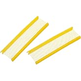 MECCANIXITY 1000 Pcs Standard Tagging Barb Fasteners, 1 Inch Yellow Tagging Gun Fasteners Tagging Gun Refill Plastic Garment for Clothing Fine Stitch Price Refills Tag Label