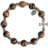 Sine Cera Rosary Bracelet Tiger Eye 10mm