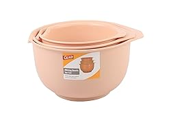 GLAD Mixing Bowls with Pour Spout| Nesting Design