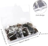 Sularpek Hair Nets 24Pcs Invisible Bun Nets 50cm Elastic Edge Brown Coffee view 4