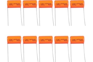 10Pcs Guitar Tone Caps Capacitors Tone Accessory 600v 715P 022uf Light Weight Electric Guitar Capacitor Tone Control Capacito