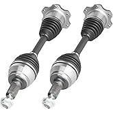 TadaMark 2PCs Front CV Axle Shaft Assembly Fit for Chevy K1500 GMC K1500 88-99, for Silverado 1500 Sierra 1500 Cadillac Escalade 99-06, for Tahoe Yukon 98-06, Left and Right Side
