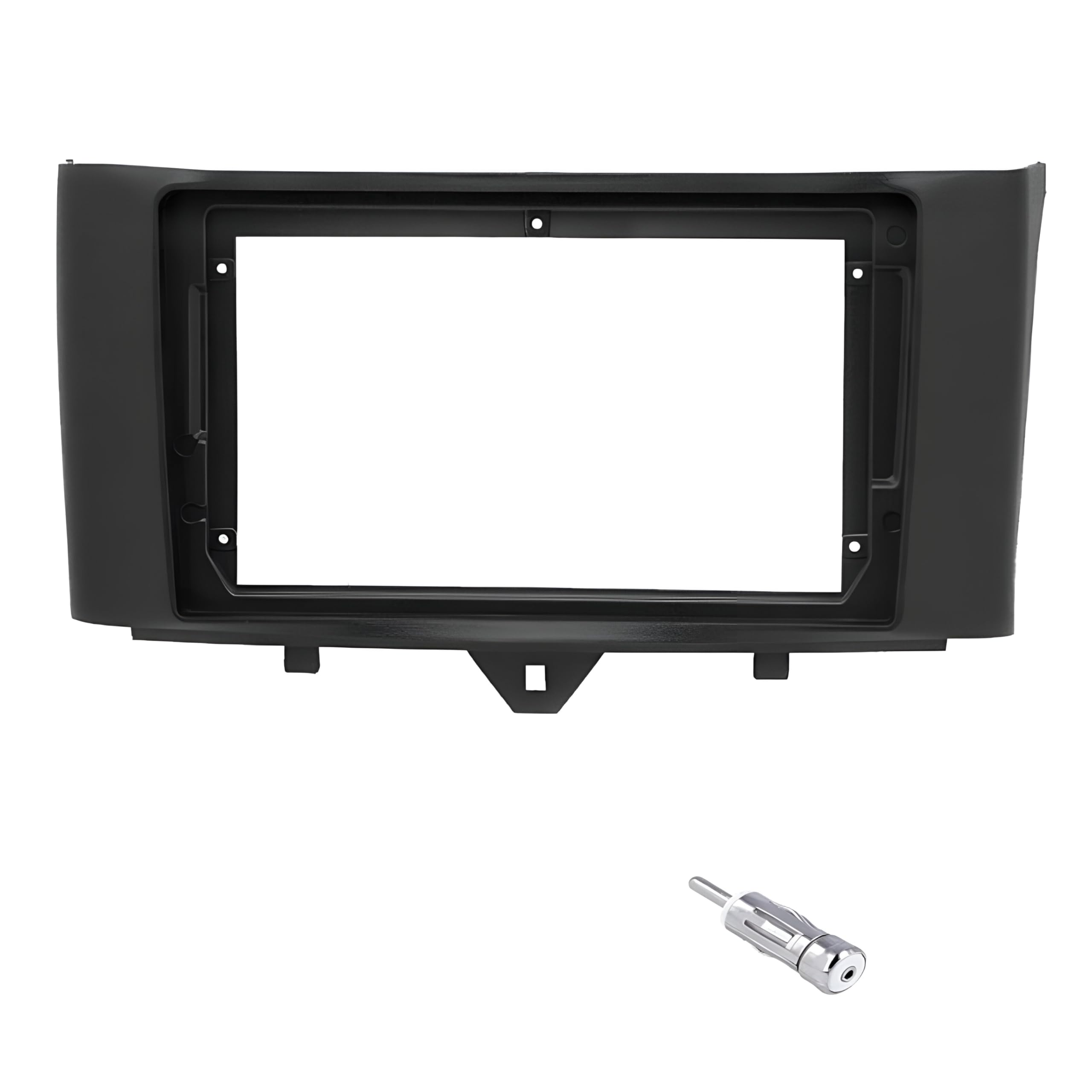 Sound-way - 9" inch in dash car stereo adapter mounting fascia kit for SMART ForTwo 2011-2017 - KA22-358