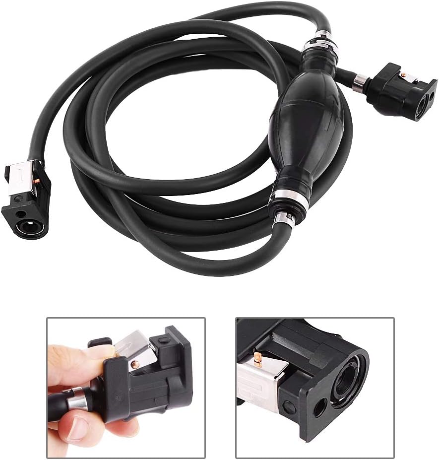 Terisass Fuel Line Pipe for Mariner Outboard Motors PVC Rubber Metal, 0.24'' Inside Diameter, 9.84ft, 100% New - Image 4