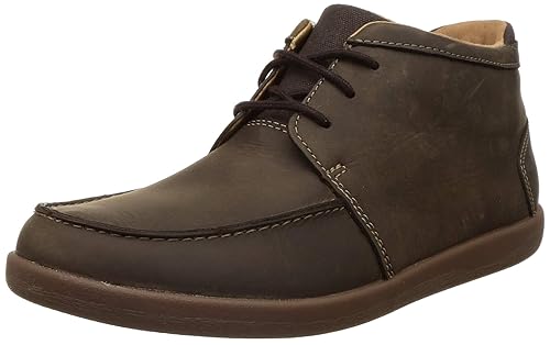 clarks brown leather boots