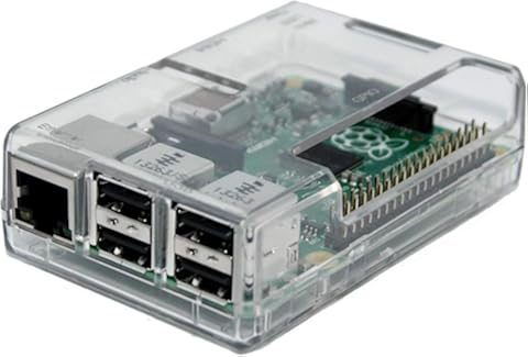 Monland Estuche Protector de Abs para Raspberry Pi 2B / 3B / 3B + (Transparente)