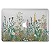 GMYLE MacBook Air 13 Inch Case A1466 A1369 Old Version 2010 2017, Hard Shell Plastic Clear Crystal Glossy Snap On Cover (Garden Floral)