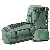 Eagle Creek Cargo Hauler Duffel Bag - Carry-On Duffel Bag for Travel - Easy Access Compartments - Lockable Zipper Opening - Water Resistant - Duck Green - 40L