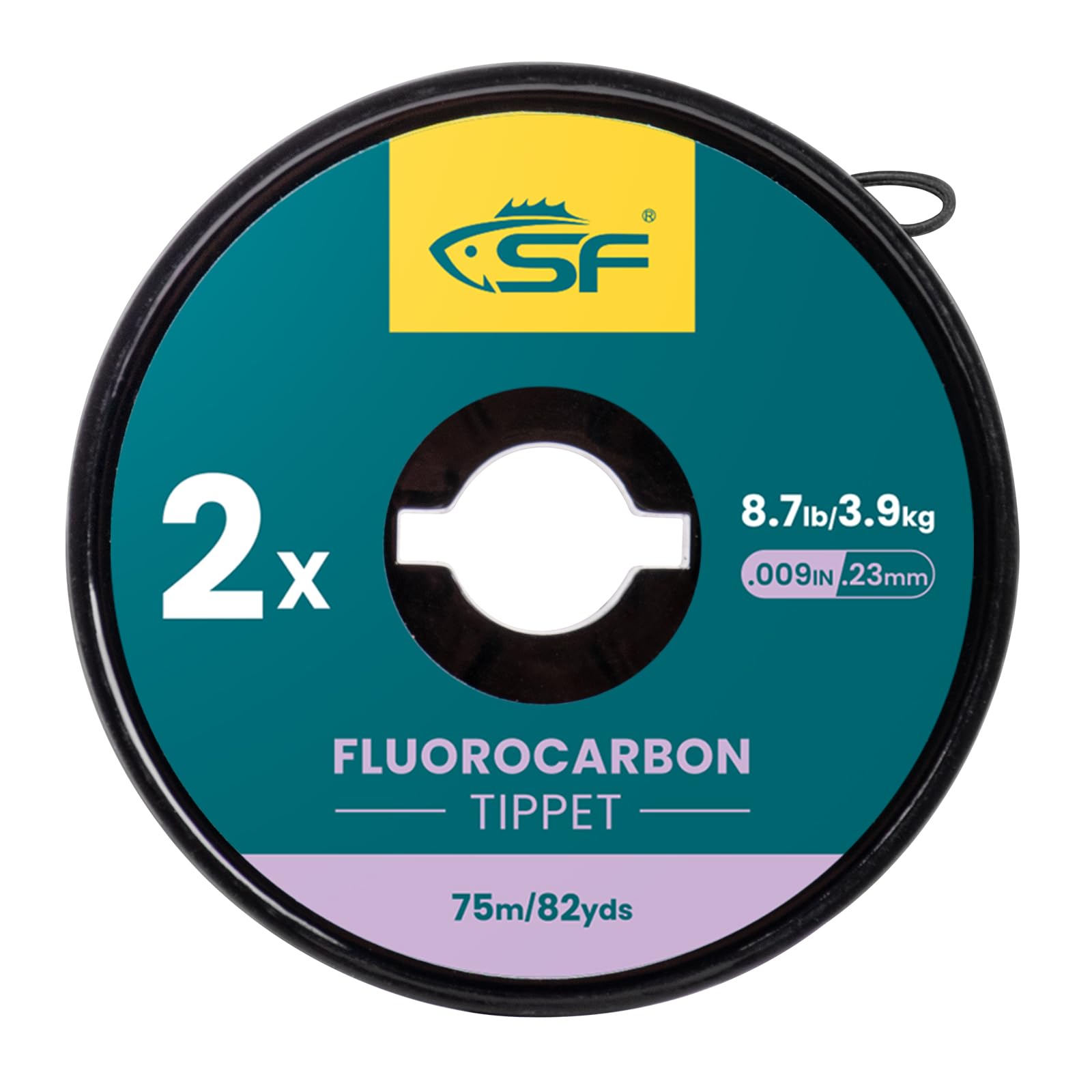 SF Clear Fluorocarbon Tippet Line Fly Fishing Tippets Leaders Trout Line 75M # 2X