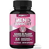 FDNM Menopause Supplements for Women, 120 Capsules, Herbal Hormone Balance & Energy Support, Metabolism & Gut Balance, Hot Flash, Night Sweat & Mood Support with Black Cohosh, Ashwagandha, Vegan