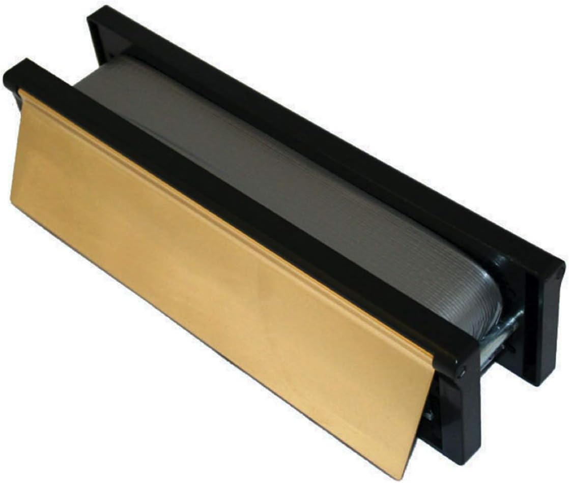 Fab & Fix Nu-Mail Upvc Telescopic Letterplate - Gold (40-80Mm Aperture)