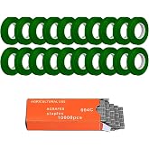 20 Rolls 1640 FT Green Plant Grafting Tape+10000Pcs Staples for Plant Tying Machine,Nursery Tree Tape Support for Climbing Pl
