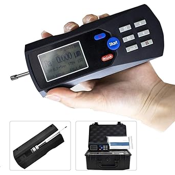 Surface Roughness Gauge Tester Profile Gauge Meter With Multple Parameter Measuring Lcd Display Ra Rz Ry Rq Rp Rm Rt Amazon Com Industrial Scientific