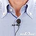 SALE CYBER MONDAY - High Sensitivity Lavalier Lapel Microphone - NeedbeaT TM - Hands Free TRRS Mini lav mic and Travel Bag - For iPhone, YouTube, Interview Recording