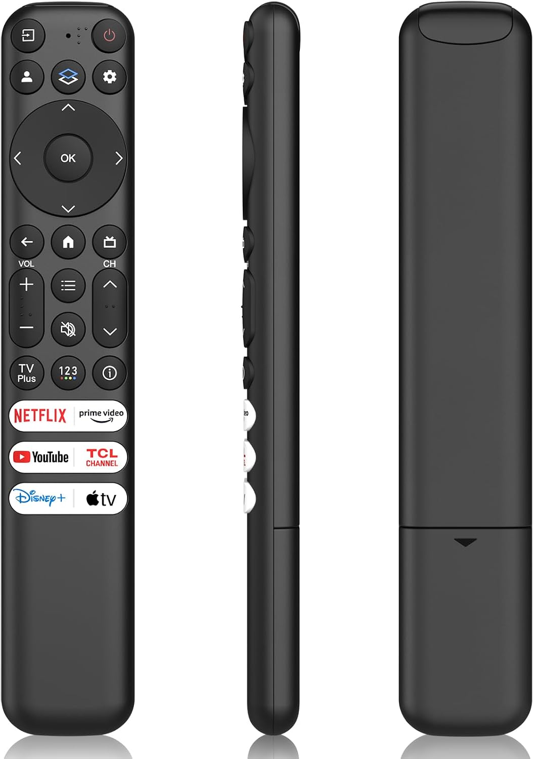 Replacement for TCL Google TV Remote Control RC813, Compatible with TCL QM8/QM7/S5/S4/S3/Q7/Q6/Q5 Series 4K UHD HDR QLED LED Smart TVs