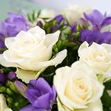 All Occasions Rose & Freesia Bouquet with White Roses Gift view 5