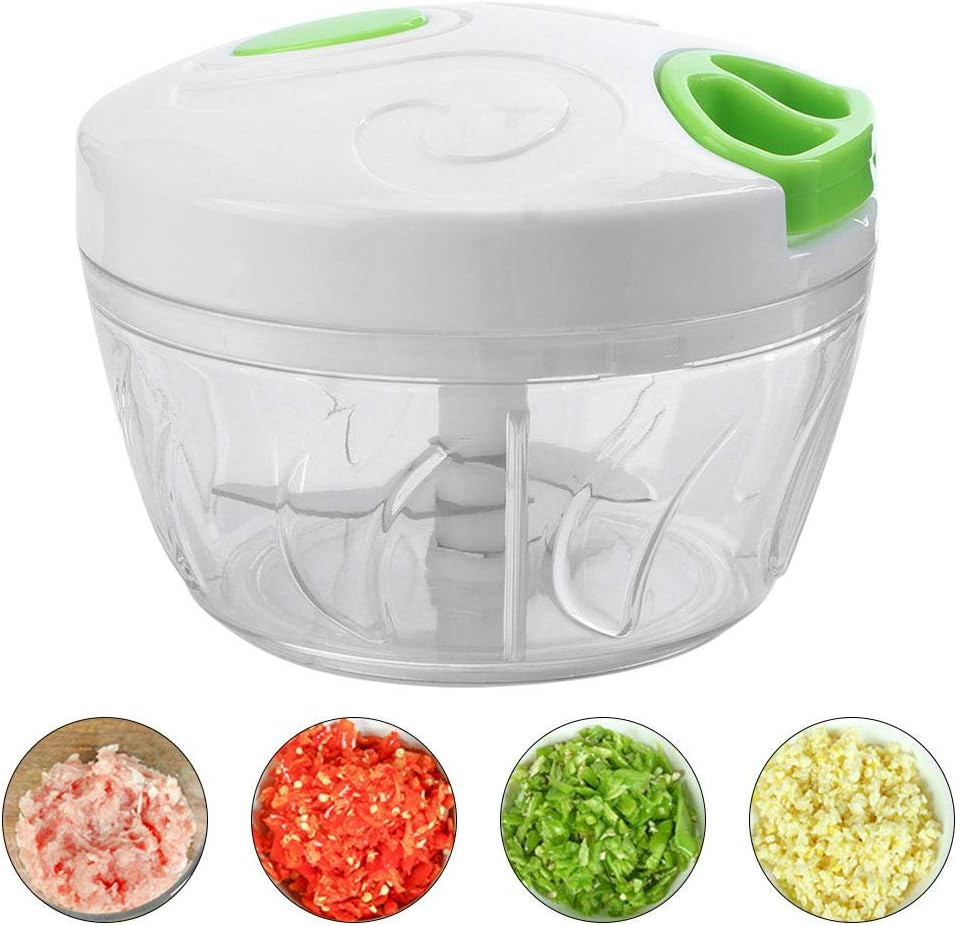 Manual Meat Grinder, MultifuctionalFood Chopper Mincer with Stainless Steel Tools, for Home Meat Vegetables Fruits