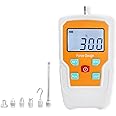 Digital Force Gauge Push and Pull Meter Dynamometer Tension Pressure Tester Thrust Meter Compression Load Plug Force Destructive Tests 300N/30kg/65lbf/1080Oz
